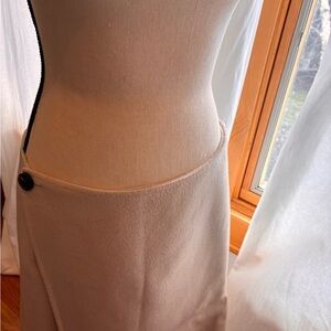 COS Cream-Colored Wool Blend Skirt